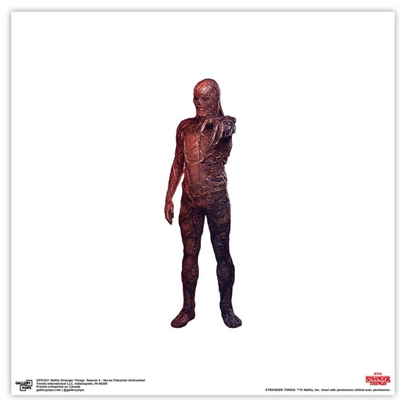 Gallery Pops Netflix Stranger Things: Season 4 - Vecna Airbrushed Wall Art, Unframed Version, 12" x 12"