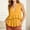 Yellow, variant on Womens Cotton Linen Tank Top Sleeveless V Neck Babydoll Peplum Blouse Loose Fit Ruffle Hem Flowy Summer Tops, 2026 New Limited-time Off