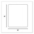 thumbnail image 6 of Trendsetter 119723 36 x 48 in. Rectangle Medium Pile Carpet Chair Mat with Anchor Bar, Driftwood, 6 of 7
