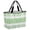 Green, Lime, White, variant on Green Botanical Leaves Beach Bag for Women, Large Breathable Mesh Beach Tote Bag, Farmhouse Pastoral Floral Sandproof Lightweight Travel Bags for Vacation Picnic Swimming Pool 15.7"x15.7"x9.1"