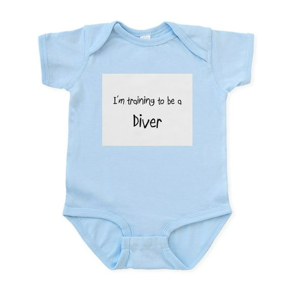 CafePress - I'm Training To Be A Diver Infant Bodysuit - Baby Light Bodysuit, Size Newborn - 24 Months