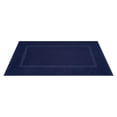 thumbnail image 3 of Cotton Paradise 100% Cotton Bath Mats for Bathroom Floor Set of 2 Pack, 20x34 Soft Absorbent Washable Quick Dry Tub Bathmat, Navy Blue, 3 of 7