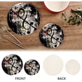 thumbnail image 4 of FREEAMG Black Treble Clef Trivets Pot Holders Set of 2 Decoration Potholders for Kitchens Pure Cotton Thread Weave Trivets,Hot Pads for Kitchens,Coasters,Placemats,Spoon, 4 of 7