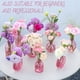thumbnail image 3 of Set de jarrones Bud DOLEEYAE de cristal rosa, 24 unidades, para flores, 3 of 7