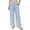 *Blue, variant on VBVC Women's Drawstring Striped Wide Leg Pants, High Waist Palazzo Trousers For Women, Ladies' Summer Flowy Beach Pants with Pockets,Blue,S-3XL