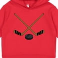 thumbnail image 3 of Inktastic Sports Hockey Sticks Toddler Hoodie, 3 of 4