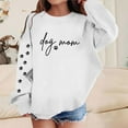 thumbnail image 2 of Weebloom Hoodies for Teen Girls Fashion Casual Crew Neck Headless Long Sleeved Printed Top Girls Sweatshirt Hoodie 8-9 Years White, 2 of 4