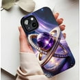 thumbnail image 5 of Galaxy Purple Crystal iPhone Case for Fashion Lovers, Shimmers Under Starlight, Compatible with iPhone 11/12/13/14/15/16 (Pro Max/Plus), 5 of 9
