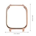 thumbnail image 2 of LNGOOR 2 Count Watch Case Pixel Para Smart The Watche Watches Golden, 2 of 8