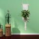 thumbnail image 4 of Soporte para maceta de cuerda de algodón tejido a mano, colgador de plantas, decoración colgante de pared para el hogar, soporte para maceta, 4 of 8