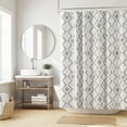 thumbnail image 1 of Hometrends Recycled Fabric Decorative Shower Curtain, 1 of 8