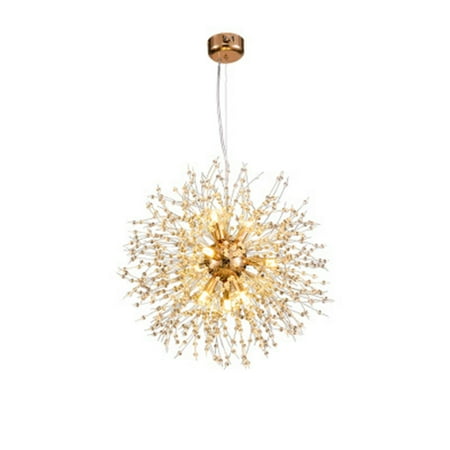

Round Shape Modern LED Dandelions Sputnik Chandelier Fireworkes Ceiling Pendant Lamp Fixtures for Home Living room