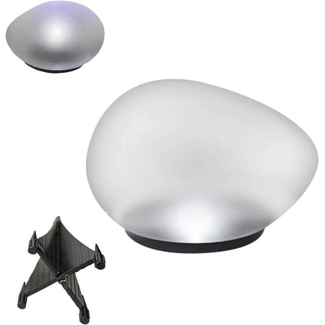 Solar LED Pebble Light for Garden, Balcony, and Park Decoration, IP55 Rated, Energy-Efficient Landscape Lighting