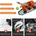 thumbnail image 3 of 3-Piece Portable Chainsaw Sharpener with Anodized Aluminum Fixture & Sharpening Jig, 3 of 7