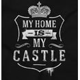 thumbnail image 2 of My Home My Castle Royalty King Queen Women's Long Sleeve T Shirt Brisco Brands X, 2 of 6