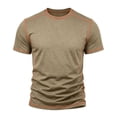 thumbnail image 4 of LEKWK Mens Shirts Short Sleeve Crewneck Casual Athletic Shirts Lightweight Loose Fit Comfy Basic Tees Summer Fashion Workout Daily Wear, 4 of 8