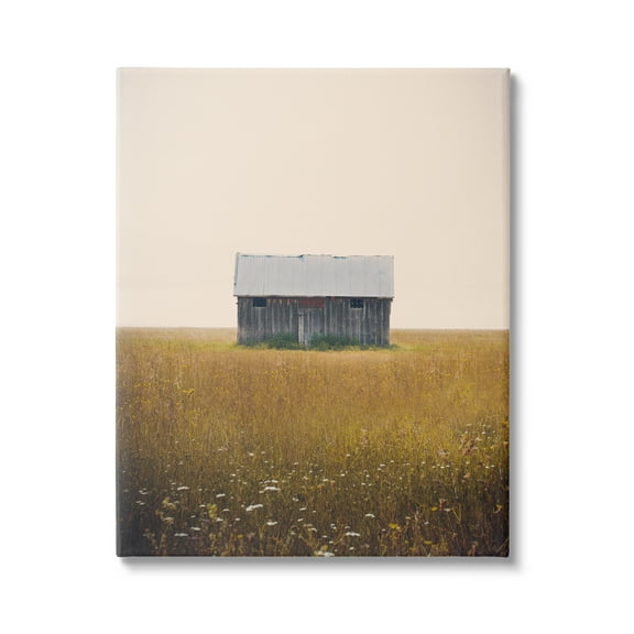 Stupell Industries Rural Countryside Shack Nature Photography Gallery Wrapped Canvas Print Wall Art, 16 x 20