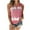 Red, variant on Odeerbi Tank Top for Women Sleeveless Cami Tops Fashion Printed Vest T-shirt Blouse Round Neck 2025 Casual Red
