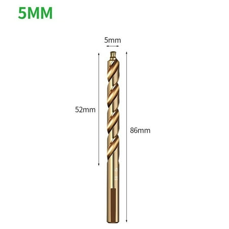 

1 Pcs 5mm M35 Cobalt Straight Step Drill Bits Hole Cutter for Stainless steel