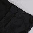 thumbnail image 5 of Black Scrubs Sets for Women Solid Color V Neck Short Sleeve Wide Leg Pants 6 Pockets Womens Scrubs Simple Fit, Black M, 5 of 6