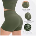 thumbnail image 3 of Pantalón Corto Yoga TFixol Gris 1, 3 of 8