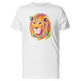 thumbnail image 1 of Lion Head With Vibrant Colors T-Shirt Men -Image by Shutterstock, Male Small, 1 of 2