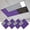 Purple Gray Black, variant on Purple Grey Magnetic Fluorescent Light Covers for Ceiling Lights 2 x 4 Feet, Modern Purple Geometric Office Classroom Kitchen Drop Ceiling Light Covers Lighting Filters Shade Panel 1 Pack