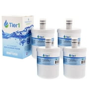 Tier1 RWF1050 Refrigerator Water Filter 4-pk | Replacement for LG LT500P, 5231JA2002A, GEN11042FR-08, ADQ72910902, ADQ72910907, ADQ72910901, WD-F05, SP-LE500, RWF0100A, Fridge Filter