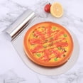 thumbnail image 3 of Inteprter Bandeja plateada para Pizza apta para lavavajillas, amplia aplicación, gran capacidad, mango cómodo, fácil de limpiar Herramientas y accesorios para hornear Como se muestra S, 3 of 6