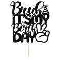 thumbnail image 1 of Decoración para tartas Bekaterea Bruh It's My Birthday Party Decor, 1 of 8