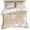 Light Brown, variant on Brown Coastal Bedding 3 Piece Duvet Cover Set Twin Size, Summer Ocean Waves Ombre Sea Starfish Soft Microfiber Comforter Cover with Zipper Closure & Pillowcases, Wrinkle & FadeResistant Quilt Cover
