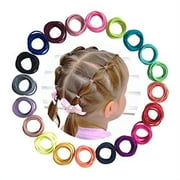 SKYII Baby Hair Ties for Girls - 200Pcs Small Elastic Toddler Hair Ties Ponytail Holders Hair Ties for Baby Girls Kids Hair Accessories (Color A)