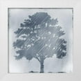 thumbnail image 3 of Kimberly Allen 4x14 White Modern Wood Framed Wall Art Titled - Frosted Tree Silhouette 2, 3 of 5