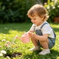 thumbnail image 6 of Mini Kids Watering Can, Sensory Gardening Watering Cans, Small Pouring Tool for Garden Bath Beach Pool Early Learning Play, 6 of 7