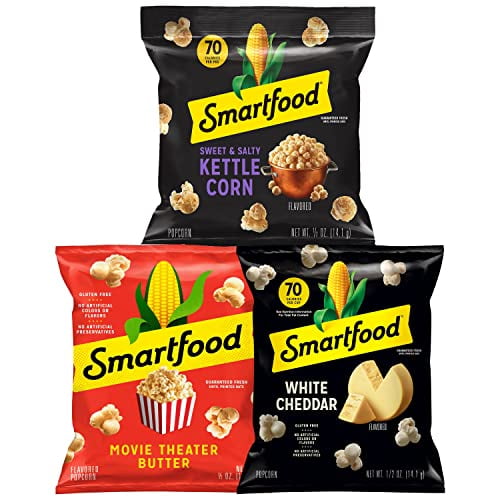 Smartfood Popcorn Variety Pack, 0.5 Ounce (Pack of 40)