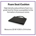 thumbnail image 4 of McKesson Foam Seat Cushion with Nylon Cover, 20 in x 18 in x 3 in, 5 Ct, 4 of 5