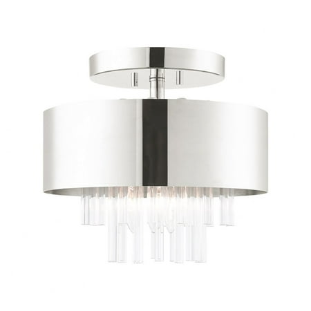 

Livex Lighting - Orenburg - 3 Light Semi-Flush Mount in Contemporary Style - 13