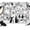 White, variant on 7x5ft Photo Backdrop, Black Dog Soft Polyester Backdrop Curtains Photography Backdrops, Cute Line Cartoon Funny Animals Brushed Background for Photoshoots Studio Video Portrait Parties