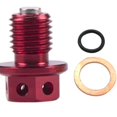 thumbnail image 3 of Destyer Magnetic Oil Drain Plug for Motorcycle Parts Parts Upgrade Replacement Red 12X1.25mm 1Set, 3 of 6