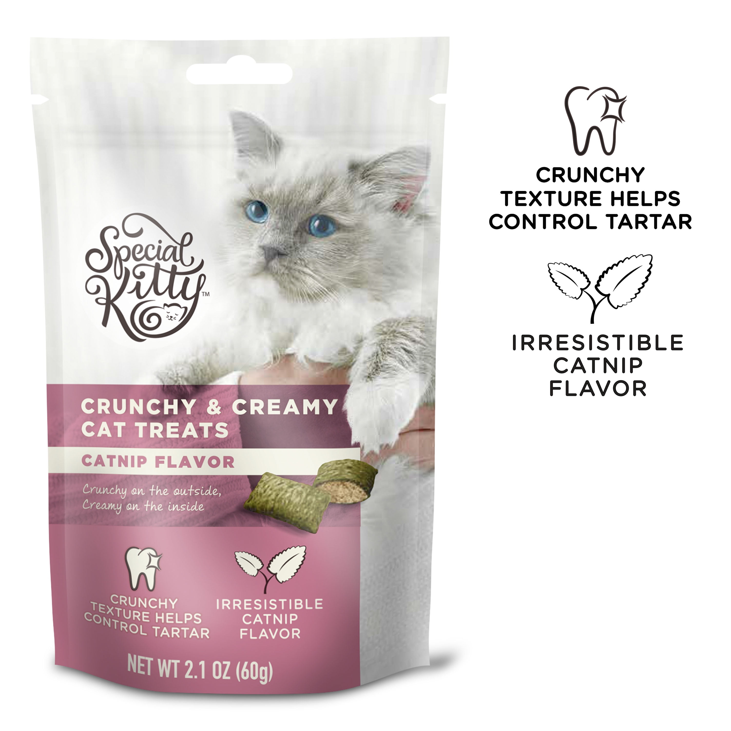 Special Kitty Crunchy Catnip Cat Treats 3 oz 12 pack Walmart
