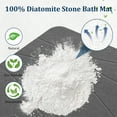 thumbnail image 6 of LIZEVINC Stone Bath Mat, Non-Slip Diatomaceous Earth, Super Absorbent Quick Dry Diatomite Shower Mat for Bathroom Floor, Fast Drying Bathroom Mat, 23.6" x 15.4", Deep Gray, 6 of 12