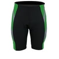 thumbnail image 3 of Men's Sublimation Print Gel 3-D Padded Cycling Biking Short (X-Large, Green), 3 of 3