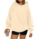 thumbnail image 2 of Sudaderas con Capucha de Gran Tamaño para Mujer, Sudaderas Cómodas, Conjuntos de Moda de Otoño, Blusas Casuales, Ropa de . Albaricoque S, 2 of 6
