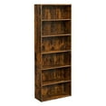 thumbnail image 1 of VASAGLE Bookshelf, Open Bookcase with Adjustable Storage Shelves, Floor Standing Unit, 23.6?, Rustic Brown, 1 of 5