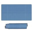 thumbnail image 2 of Bingfone Blue Gingham Large Gaming Mouse Pad,Extended Desk Mousepad With Stitched Edges,Non-Slip Base,Water Resist Keyboard Pad For Gamer, Office & Home, 29.5 X 16 In, 2 of 9