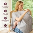 thumbnail image 2 of Cubierta de Lactancia Ultra Ligera Momcozy de Lyocell Suave y Transpirable, 2 of 7