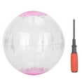 thumbnail image 2 of Hamsters d'Or pour Animaux de Compagnie Exercice Ballon Jouet Course Machine Transparent Jogging Balle 18.5cm, 2 of 7