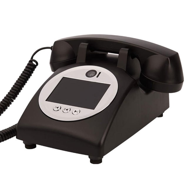 Video Audio Guest Book Phone, 1080P Video GuestBook Wedding Phone, Customized Video with Audio Book Lens Guest Recorder