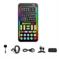 thumbnail image 5 of I9 Kit Completo de Cambiador de Voz MúLtiples Efectos de Audio Bluetooth Tarjetas de Sonido en Herramienta de MicróFono de Tarjeta de Sonido en PortáTil Ultrafina, 5 of 5