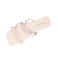 thumbnail image 2 of Viluyesy Womens Slippers Non-Slip Comfortable Flat Bottom Womens Footwear White Size 38, 2 of 10